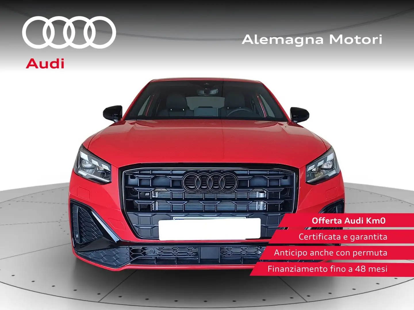 Audi Q2 35 1.5 tfsi identity black s-tronic Rouge - 2
