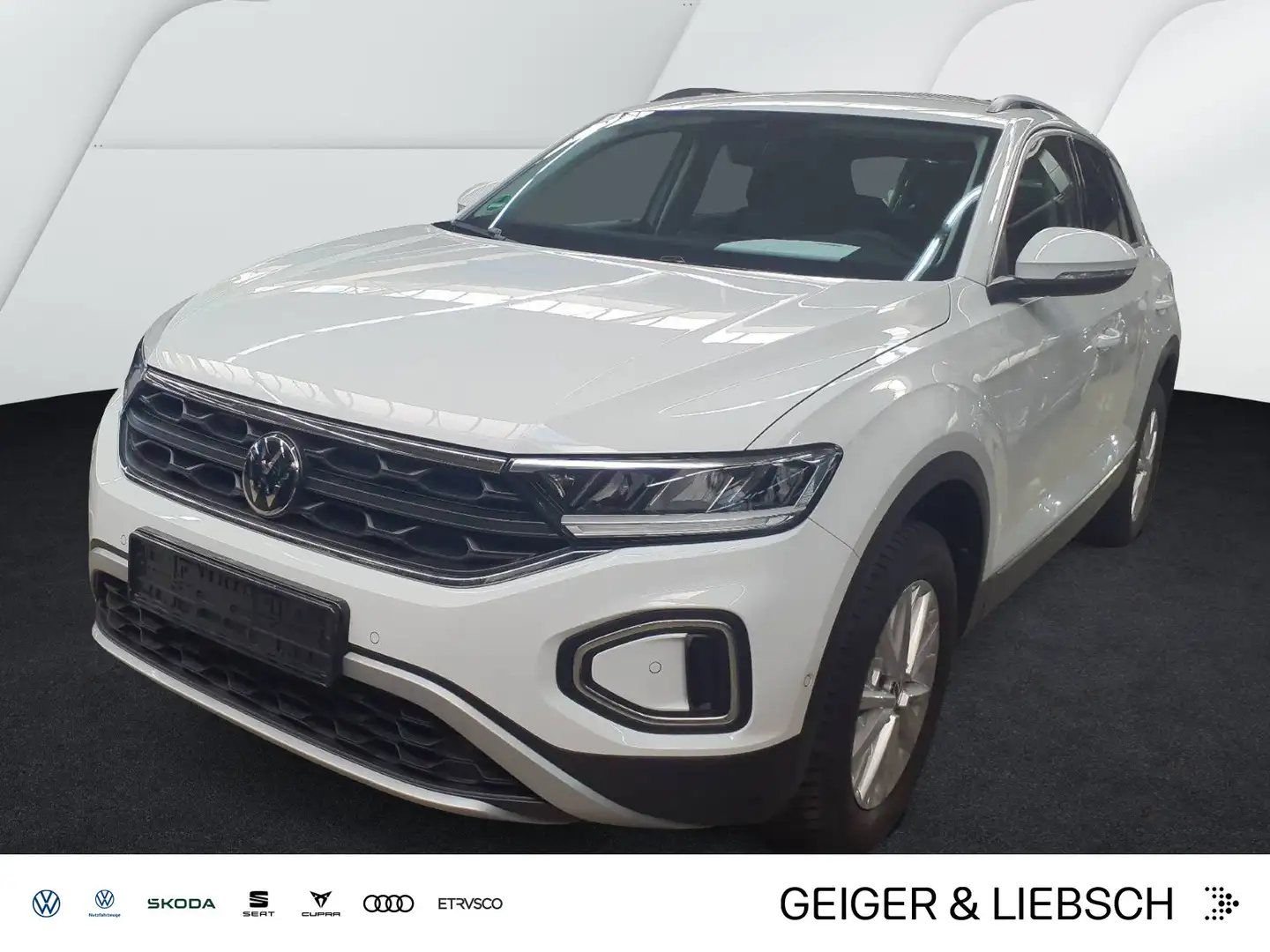 Volkswagen T-Roc T-ROC 1.0 TSI LIFE*LED*NAVI*KLIMA*PDC*SHZ*ALLWET Weiß - 1