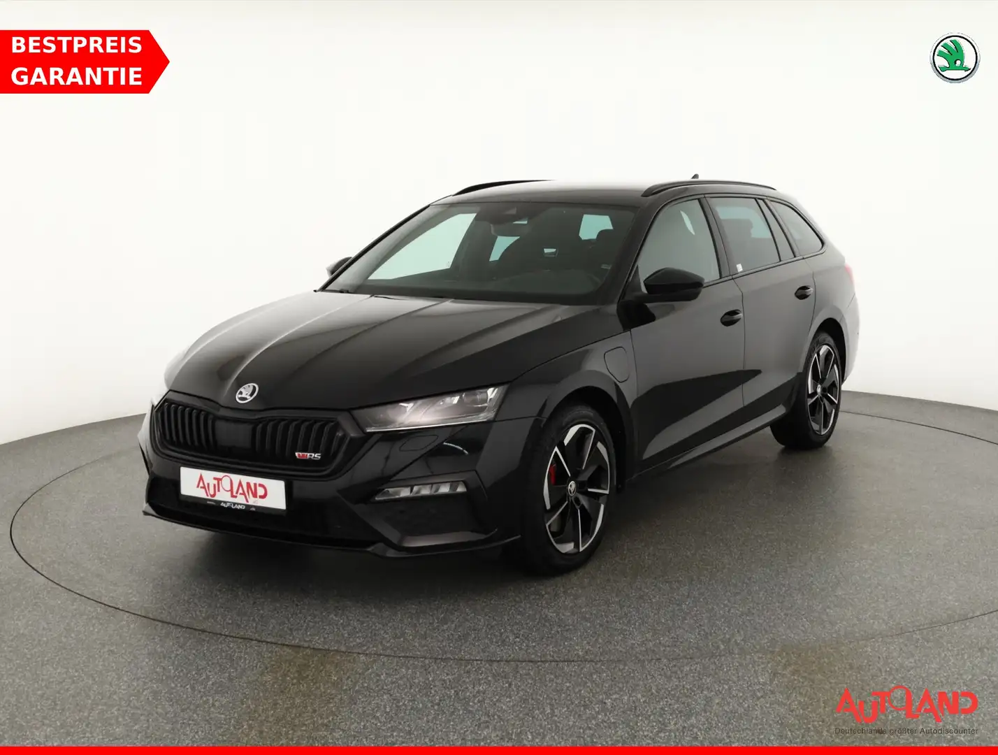 Skoda Octavia Combi 1.4 TSI iV DSG RS LED Navi Kamera Schwarz - 1