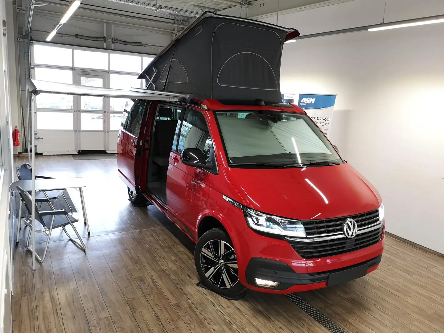 Volkswagen T6.1 California Coast DSG+AUFSTELLDACH+MARKISE+ Rot - 2