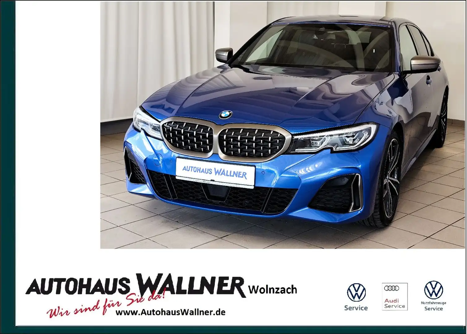 BMW M340 d xDrive 1.Hand Blau - 1
