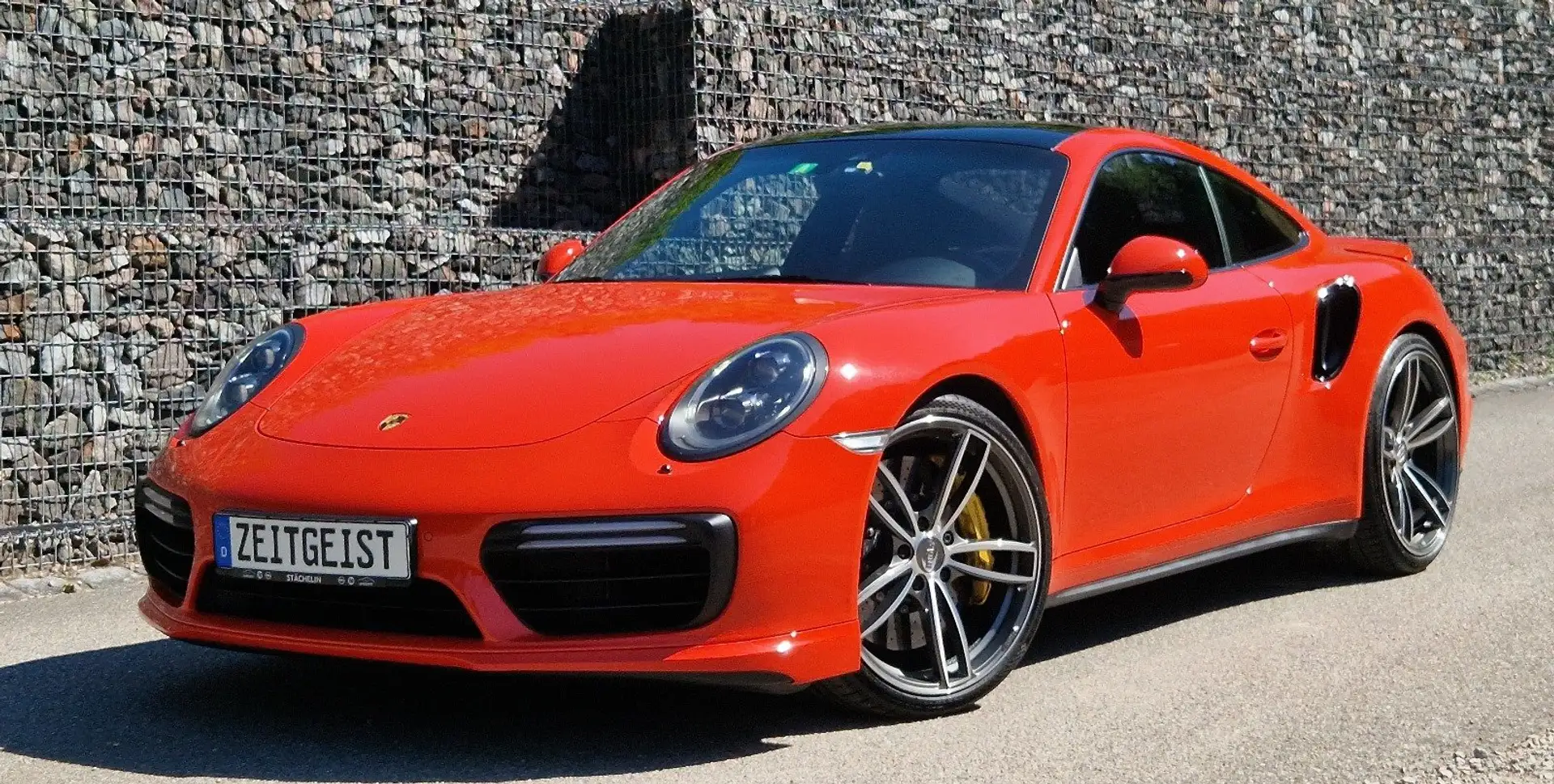 Porsche 991 991.2 Turbo S,LED,BELÜFTUNG,BURMESTER,APROVED28 Orange - 1