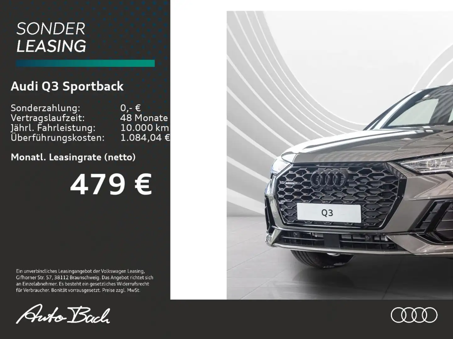 Audi Q3 S-Line 40 TFSI qu. S tronic Panorama SONOS *SONDER Grau - 1
