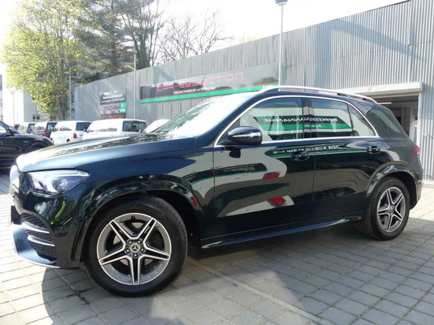 Mercedes-Benz GLE 400 d 4Matic AMG PANO/SOFT/BURMESTER/AHK/ACC Zöld - 2