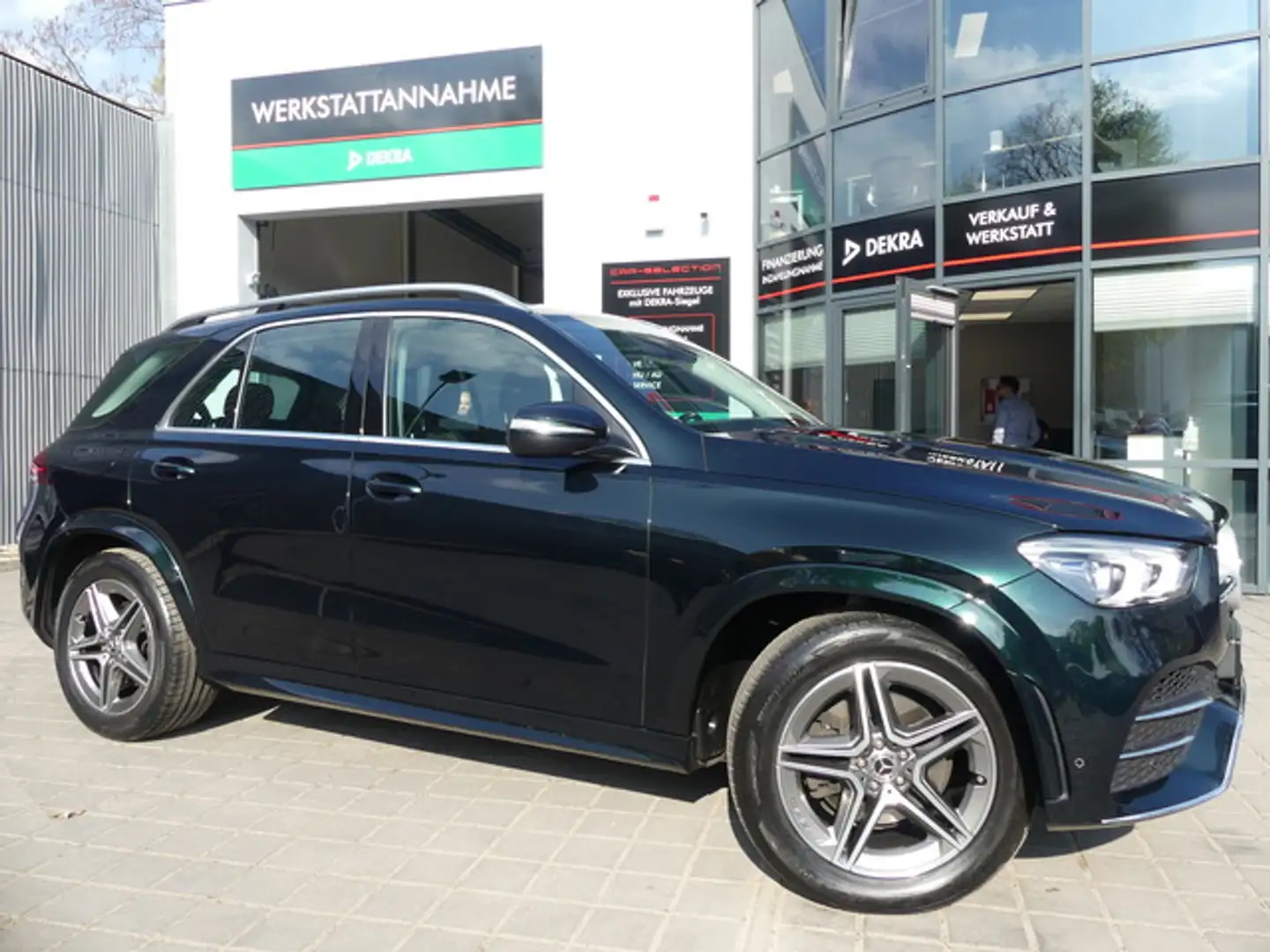 Mercedes-Benz GLE 400 d 4Matic AMG PANO/SOFT/BURMESTER/AHK/ACC Zöld - 1