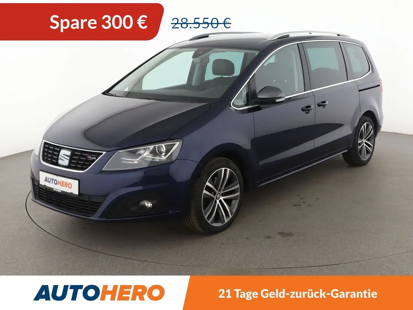 SEAT Alhambra 1.4 TSI FR-Line*NAVI*TEMPO*PDC*SHZ* Blau - 1