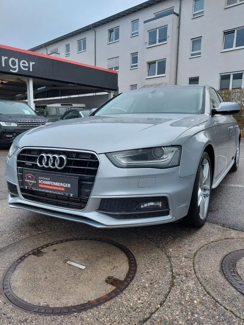 Audi A4 2.0 TFSI quattro S line+B&O Silber - 1