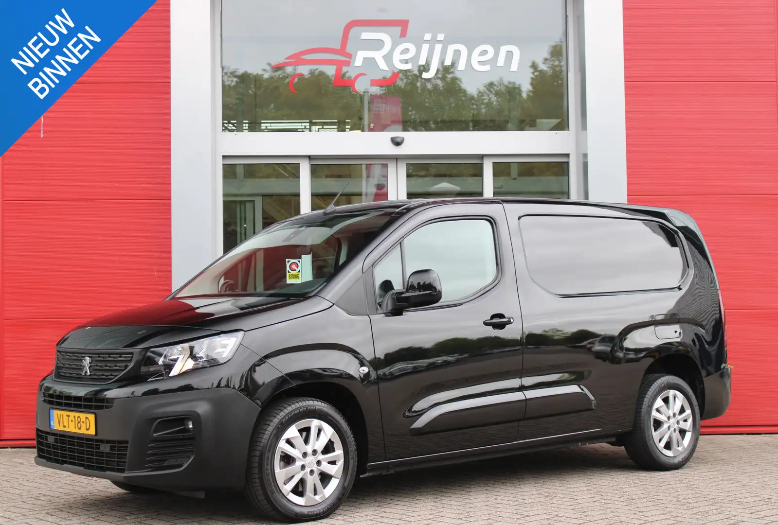 Peugeot Partner 1.5 130PK BlueHDI Asphalt Long AUTOMAAT | FULL MAP Zwart - 1
