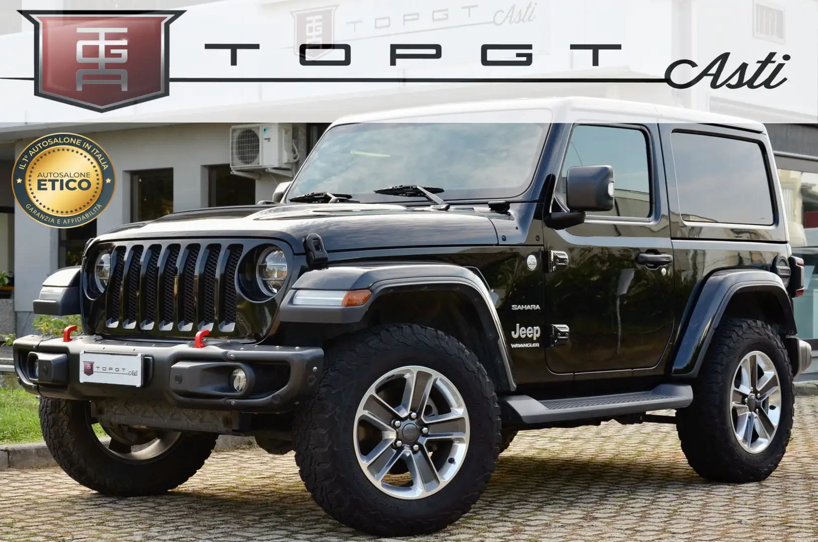Jeep Wrangler SAHARA 2.2 MJT 200cv AT8 UFF ITALIANA, PERMUTE Nero - 1