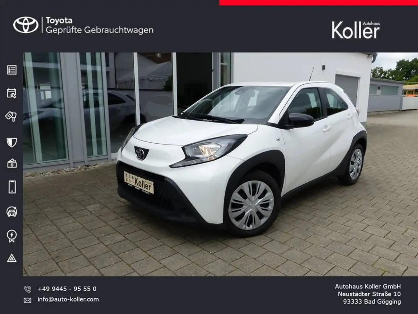 Toyota Aygo X 1.0 VVT-i Play Kamera CarPlay Tempomat Weiß - 1
