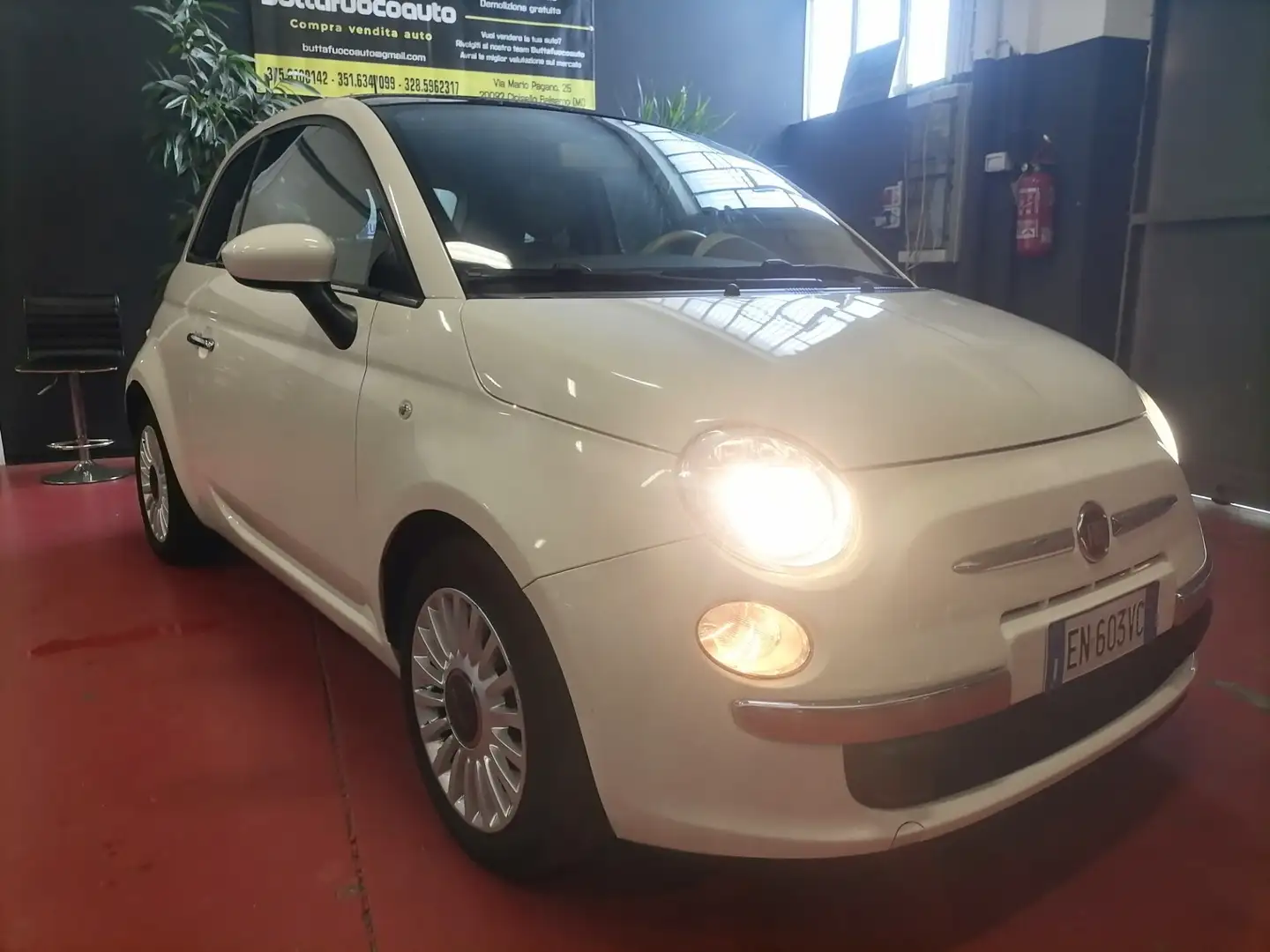Fiat 500 500 1.2 by Gucci Blanc - 1