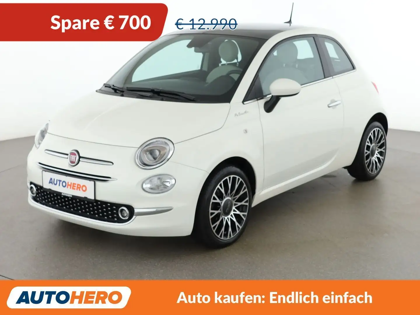 Fiat 500 1.0 Mild-Hybrid Dolcevita Weiß - 1