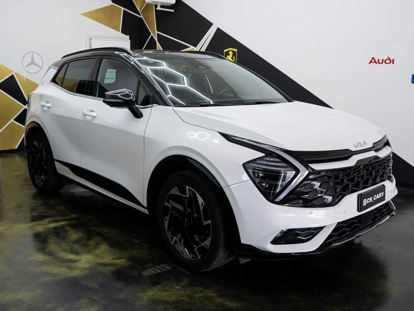 Kia Sportage Sportage V 1.6 crdi mhev GT-line Plus dct Blanc - 1