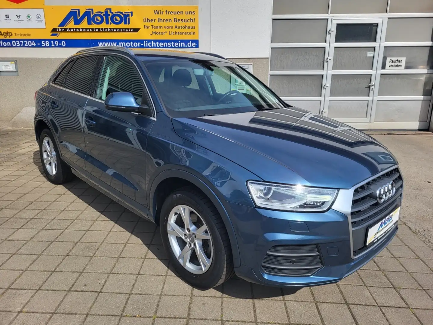 Audi Q3 Sport 17"LM AC+ 2Xenon PDC+CAM GRA L&S Bleu - 1
