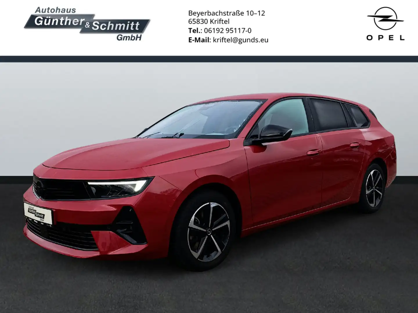 Opel Astra L Sports Tourer 1.2 GS LED PDC SHZ Rouge - 1