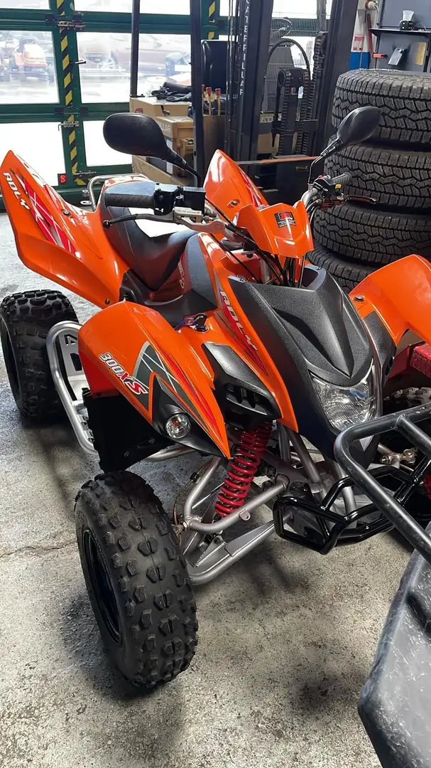 Autres QUAD ADLY 300  (MOTORE ROBIN SUBARU) Orange - 1