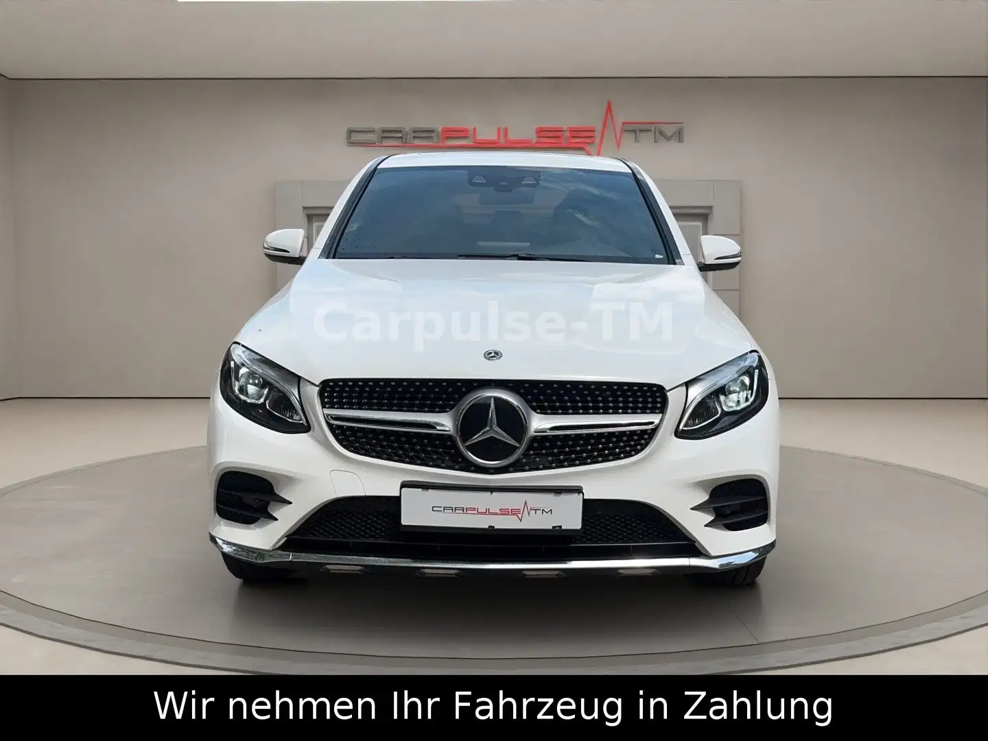Mercedes-Benz GLC 250 d Coupe 4Matic-AMG LINE-AHK-TÜV NEU-LED Weiß - 2