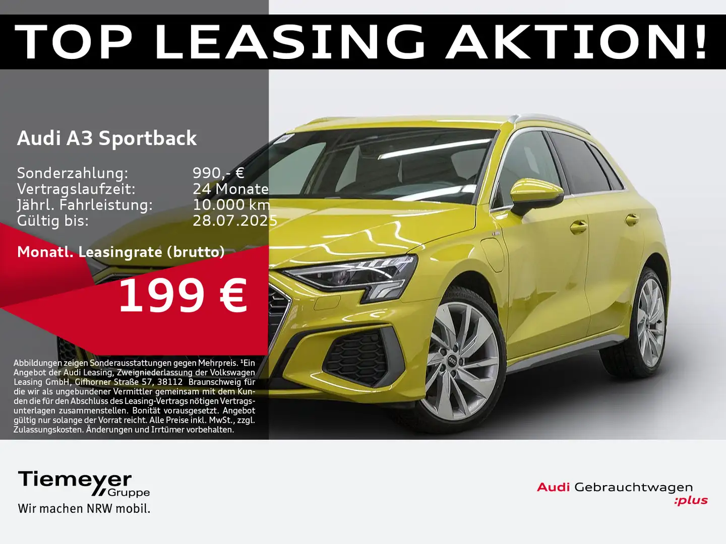 Audi A3 40 TFSIe S LINE LED SITZHZG eKLAPPE Gelb - 1