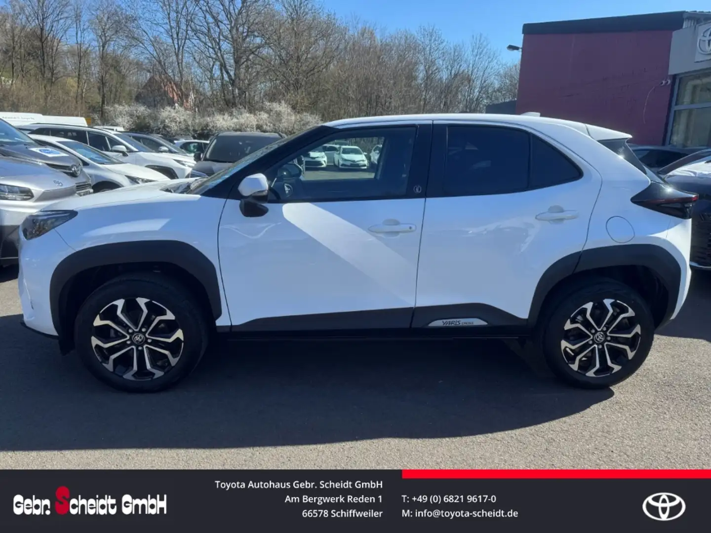 Toyota Yaris Cross Hybrid FWD Team D 1.5 VVT-iE EU6d Sitzheizung Lenk Blanc - 2