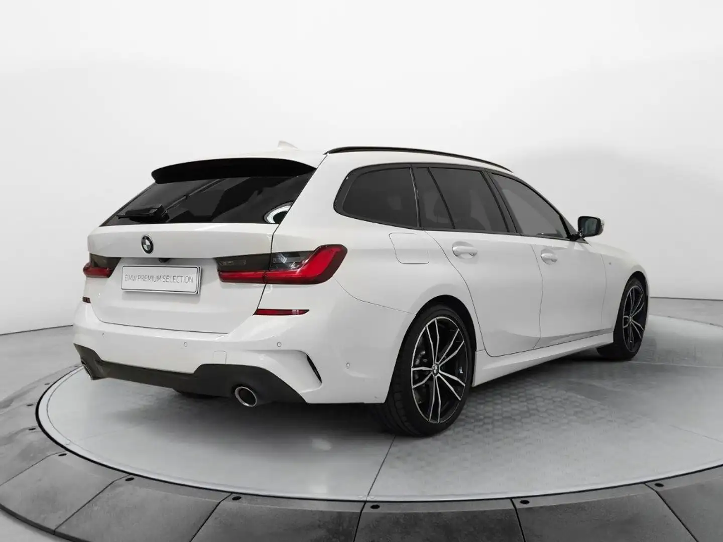 BMW 320 d 48V Touring Msport Bianco - 2