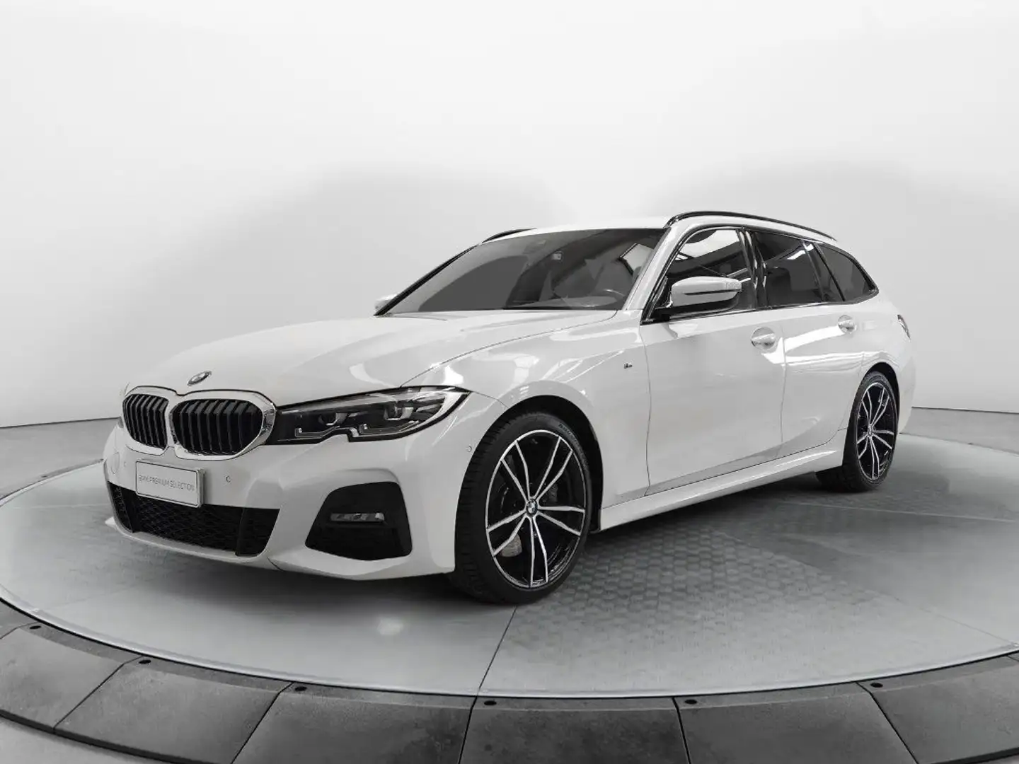 BMW 320 d 48V Touring Msport Bianco - 1
