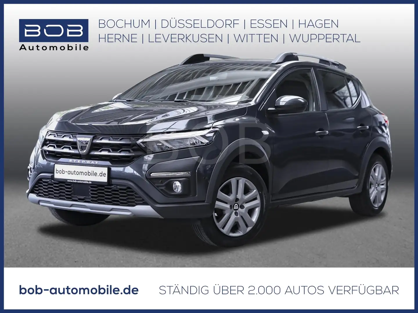 Dacia Sandero Stepway TCe 100 LPG NAVI TWA RFK PDC BT Grijs - 1