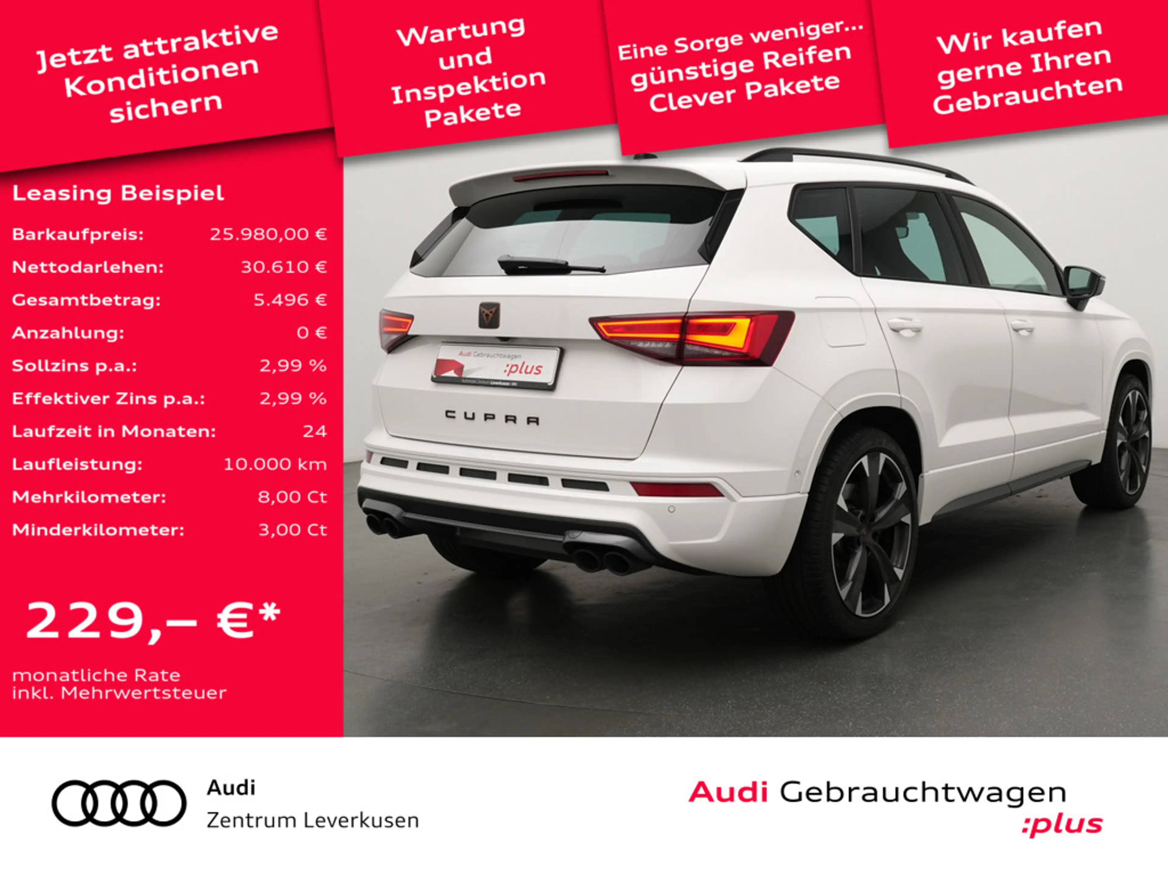 CUPRA Ateca VZ 4Drive DSG LED KAM ACC 360°KAM DCC — photo 2