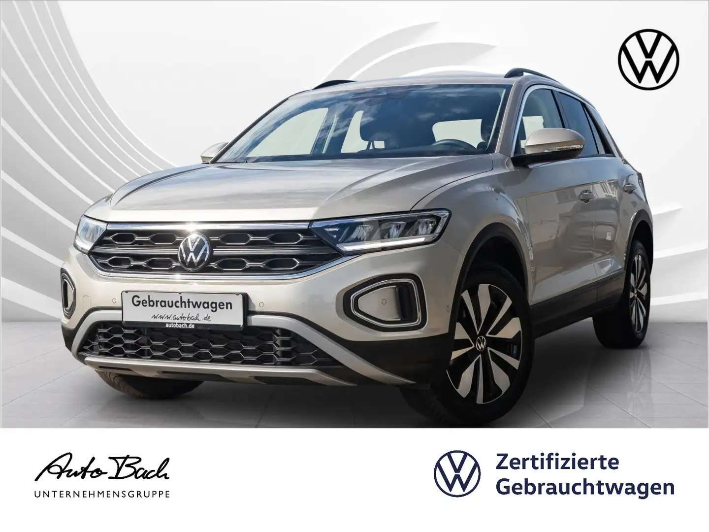Volkswagen T-Roc 1.5 TSI "MOVE" DSG Navi LED Digital Cockpi Silber - 1