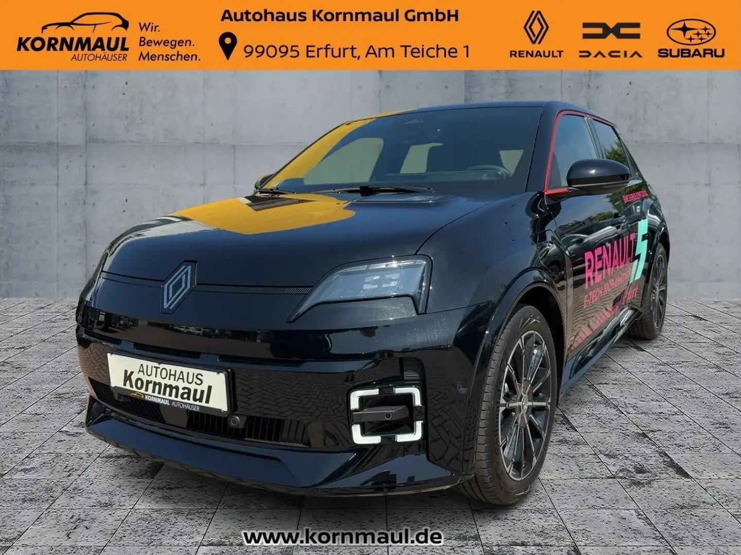 Renault R 5 Iconic Five E-Tech Electric 150 PS Comfort Range SHZ/Navi/PDC Schwarz - 1
