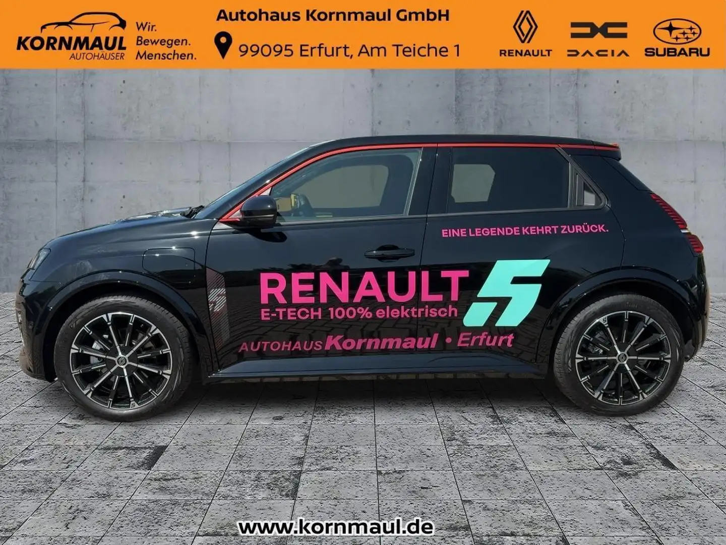 Renault R 5 Iconic Five E-Tech Electric 150 PS Comfort Range SHZ/Navi/PDC Schwarz - 2
