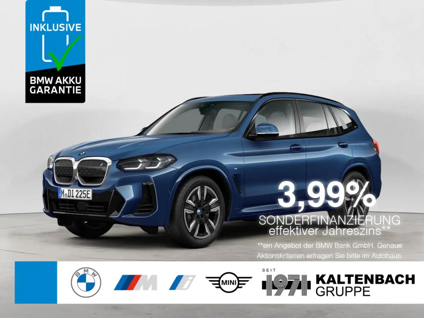BMW X3 Inspiring FACEL. PANO LED ACC W-LAN NAVI SHZ Niebieski - 1