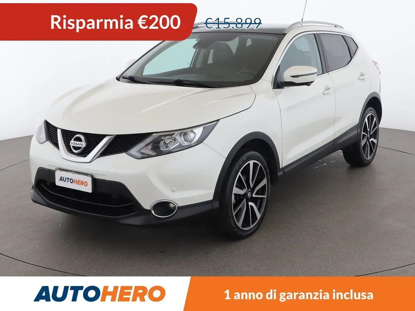 Nissan Qashqai 1.6 dCi Tekna 4WD Blanc - 1