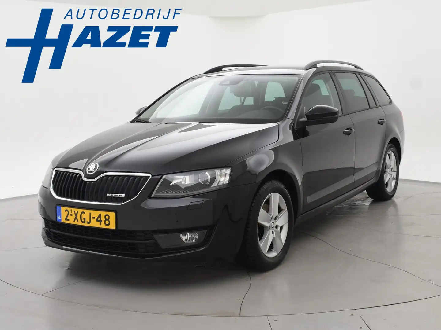Skoda Octavia Combi 1.6 TDI GREENLINE BUSINESS + LEDER | STOELVE Schwarz - 1