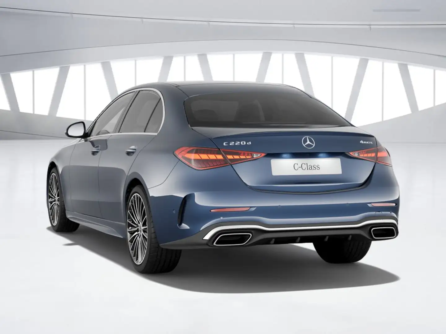 Mercedes-Benz C 220 C 220 d 4Matic AMG Line Advanced Bleu - 2