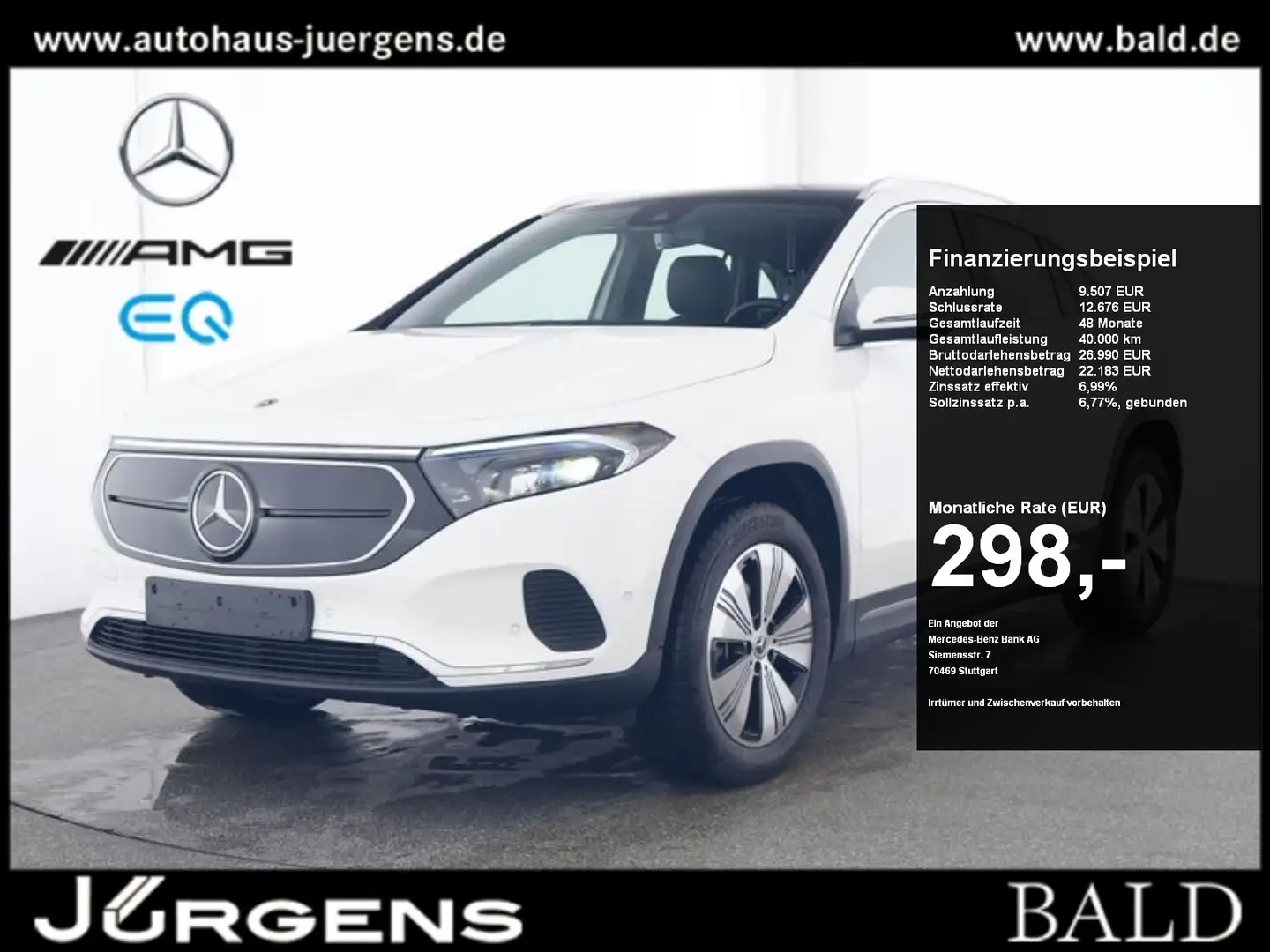 Mercedes-Benz EQA 250 Progressive/LED/Cam/Pano/Totw/SHZ/18' Wit - 1