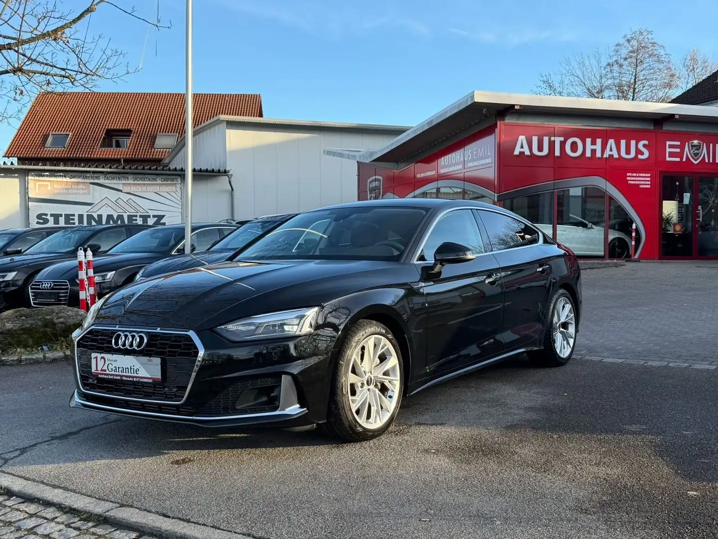Audi A5 40 TFSI advanced / AHK / Kamera / LED / Navi / DAB Schwarz - 1
