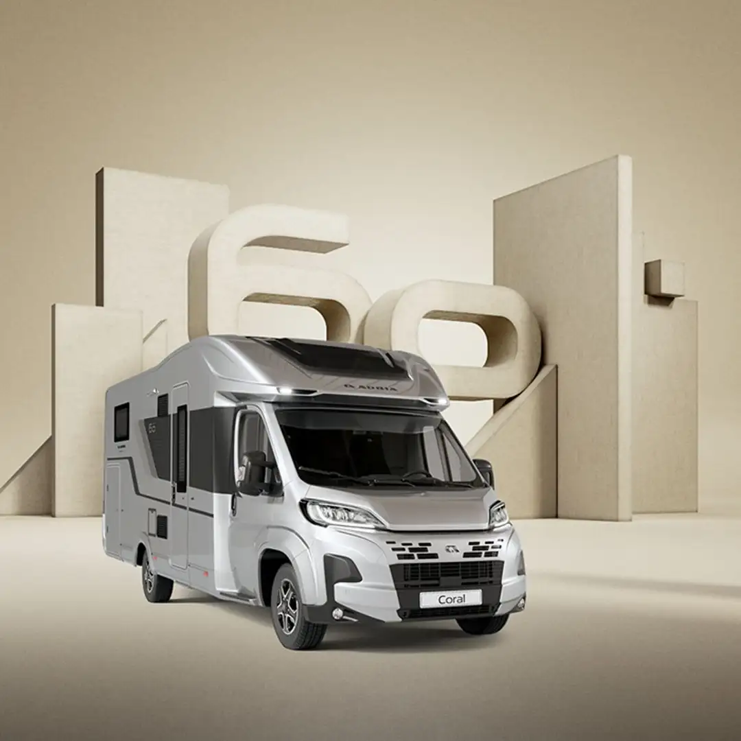 Adria Coral 670 DL 60Y Jubilee 60Y  Jubilee* LED* Zilver - 1