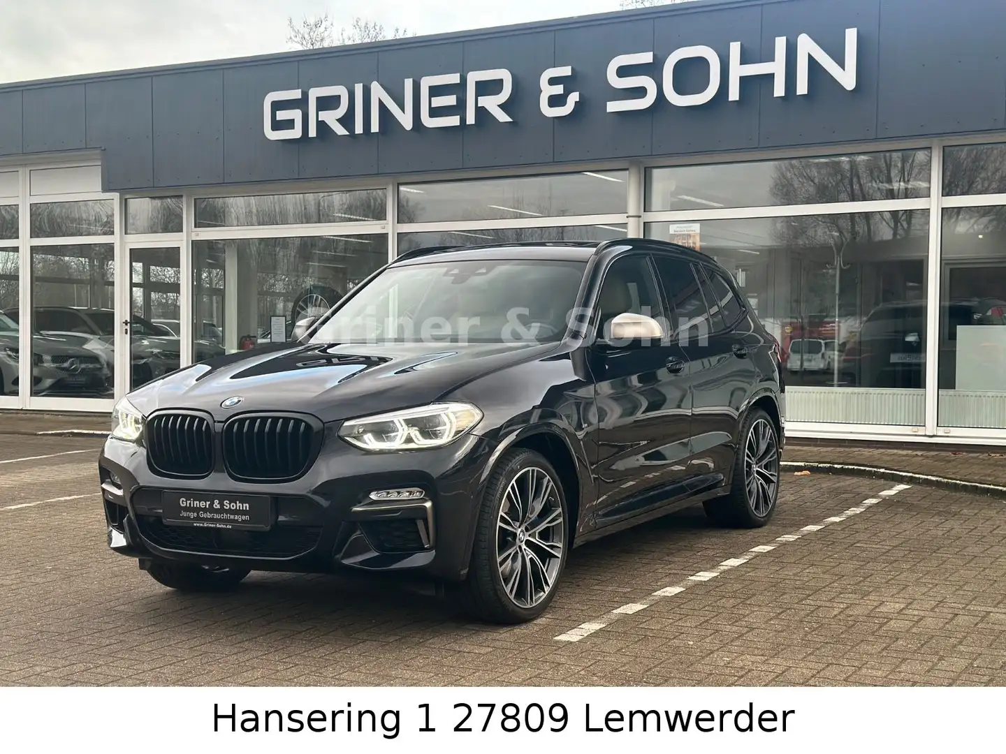 BMW X3 M d,21-Zoll,Pano,AHK,R-Kam,ACC,H&K,Keyless Schwarz - 1