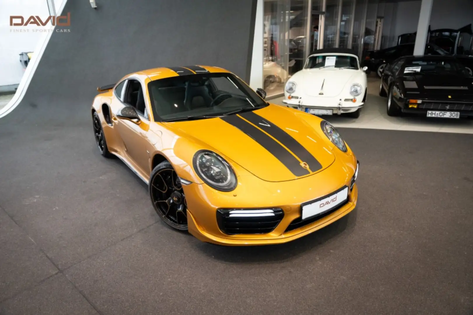 Porsche 991 Turbo S Exclusive Series*Lift*BOSE*Approved Złoty - 2