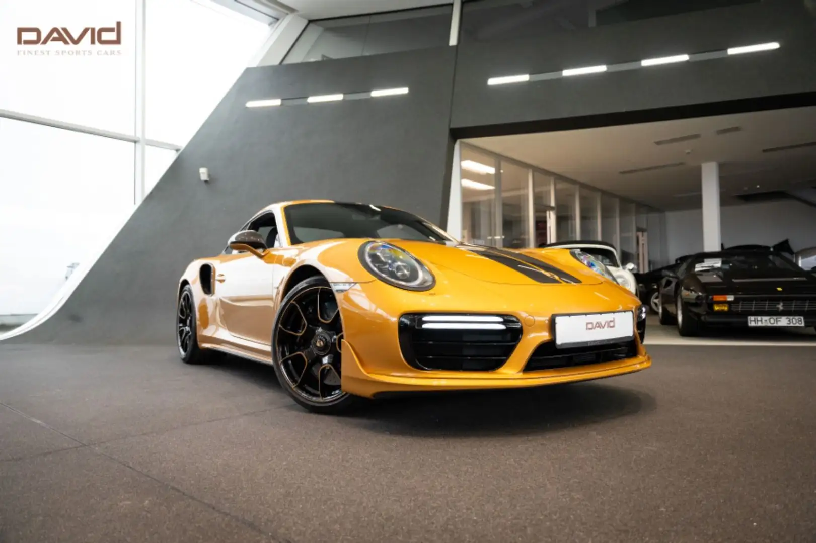Porsche 991 Turbo S Exclusive Series*Lift*BOSE*Approved Złoty - 1