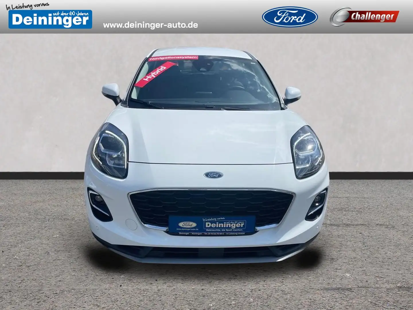 Ford Puma 1.0 l EcoBoost Mild-Hybrid Titanium NAVI/DAB FAHRA Blanc - 1