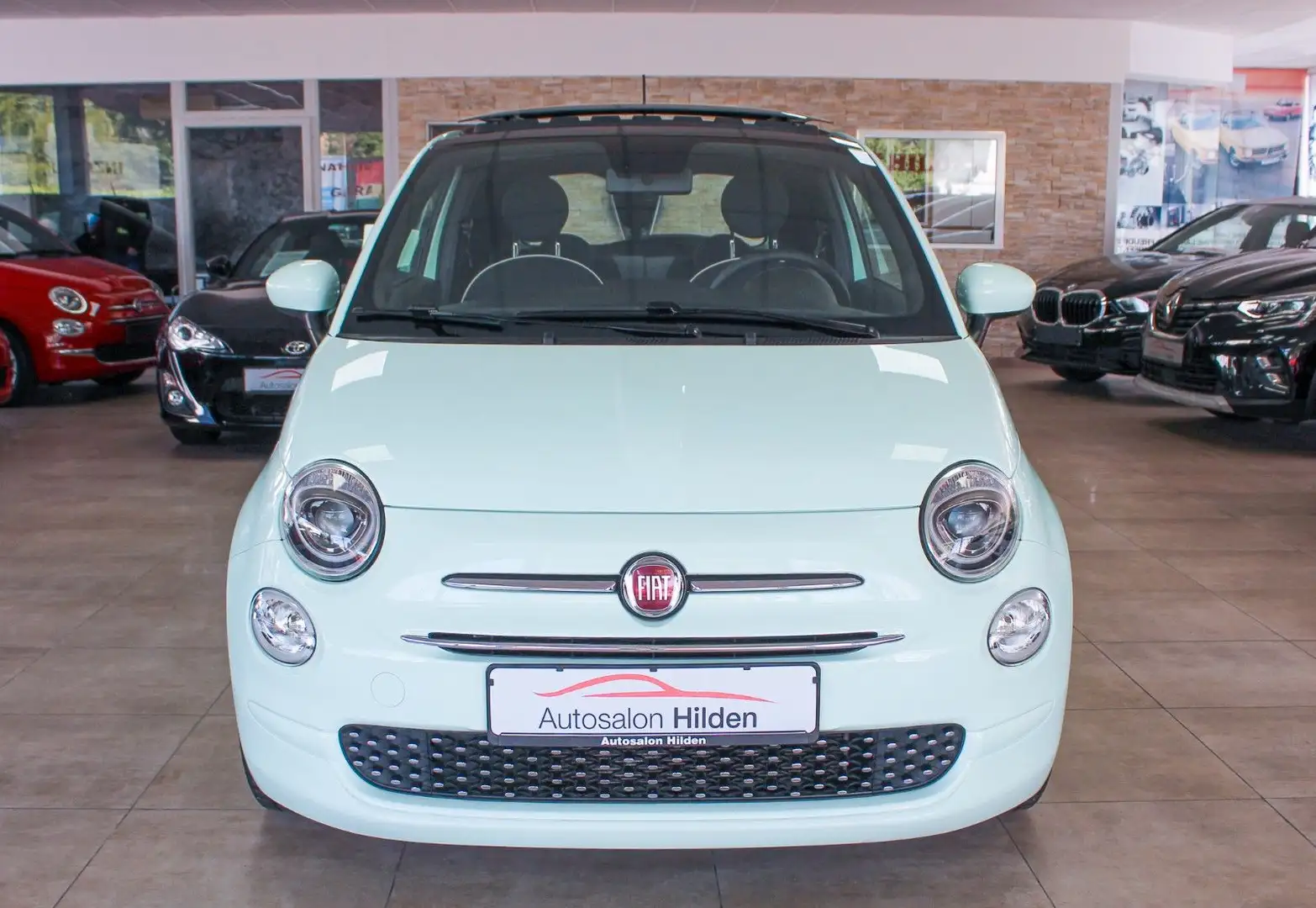 Fiat 500 Schiebedach Klima CarPlay PDC 1.Hand Verde - 2