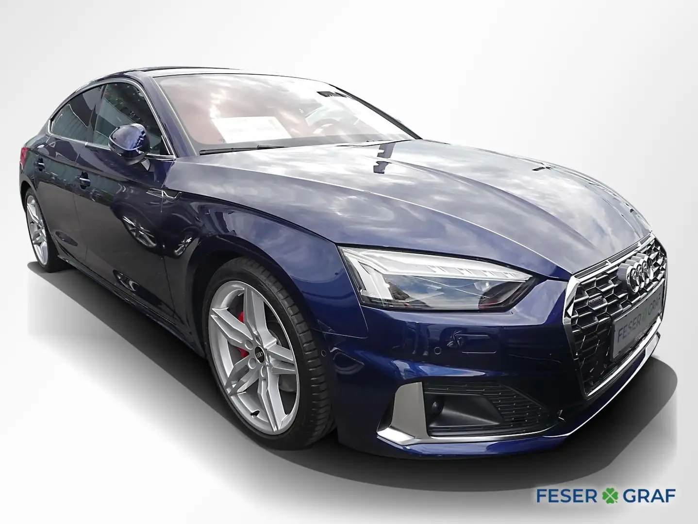Audi A5 Sportback 40 TFSI qu. Matrix RüKa B&O HuD Standh. Blau - 2