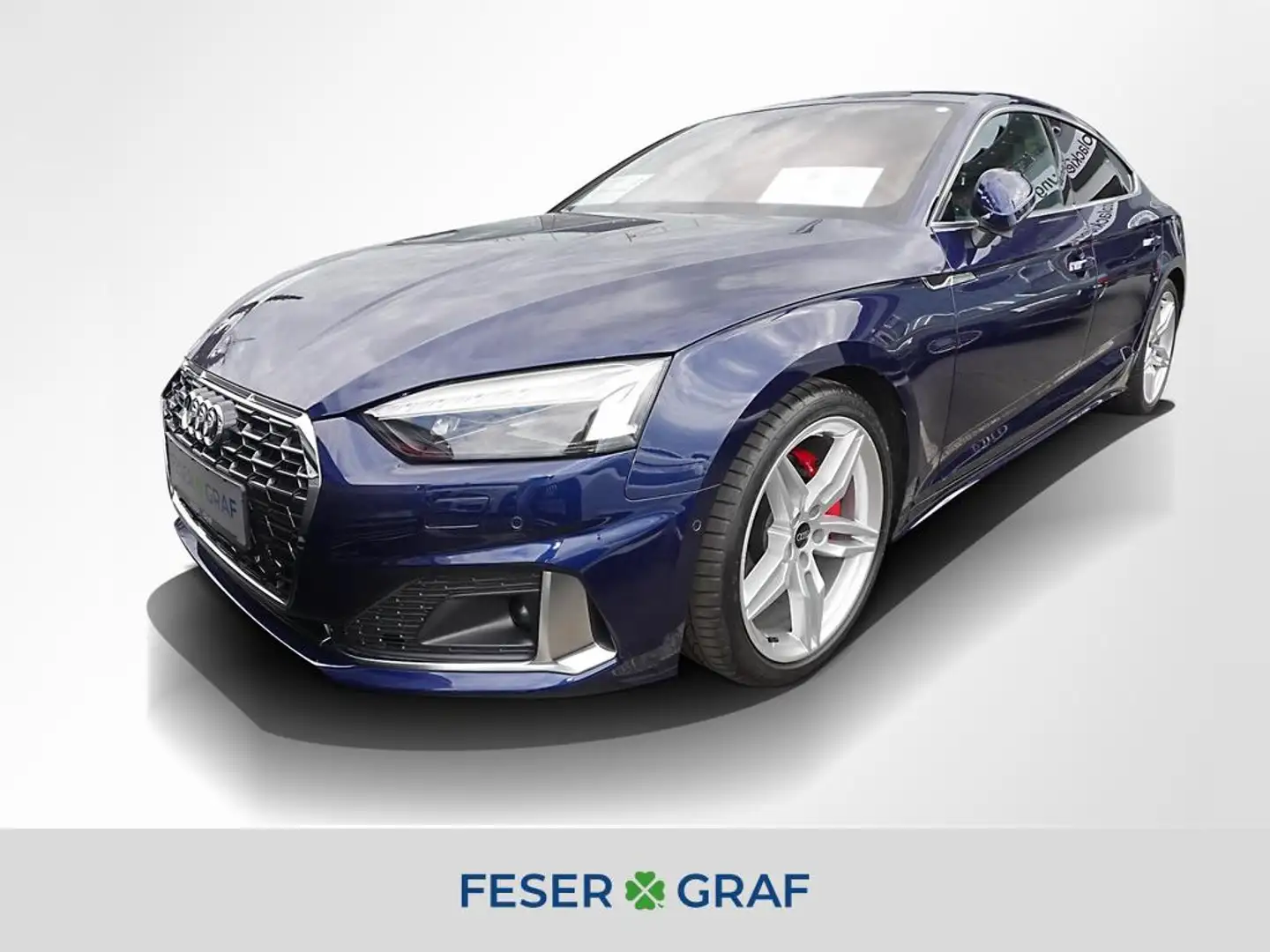 Audi A5 Sportback 40 TFSI qu. Matrix RüKa B&O HuD Standh. Blau - 1