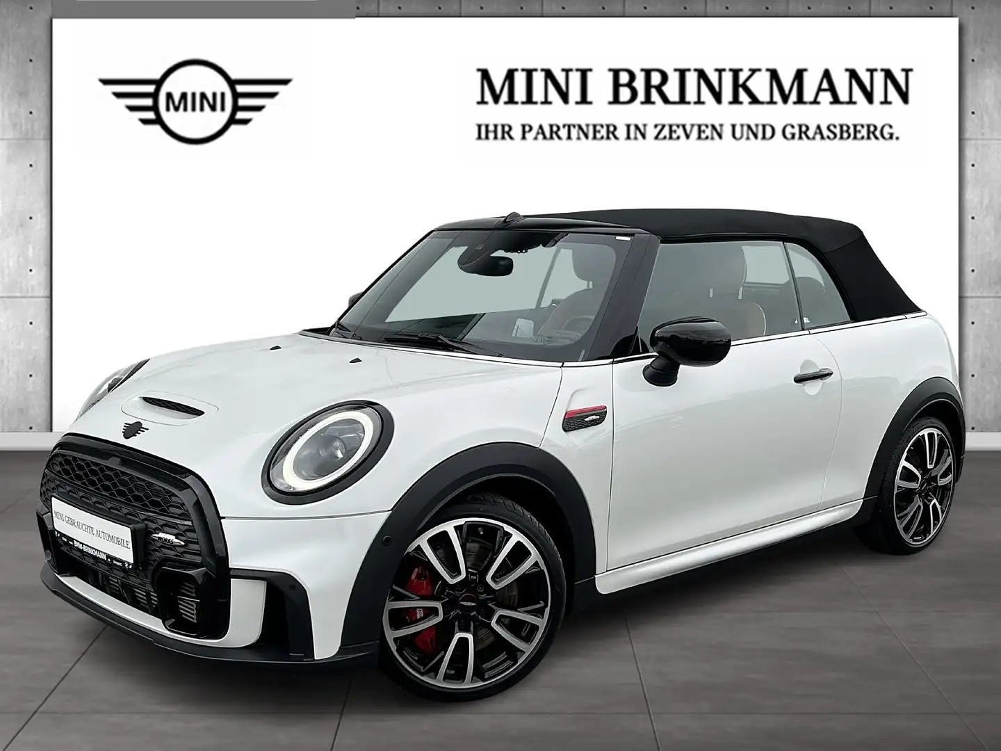 MINI John Cooper Works Cabrio John Cooper Works Cabrio aut. / JCW TRIM + NAVI + Weiß - 1