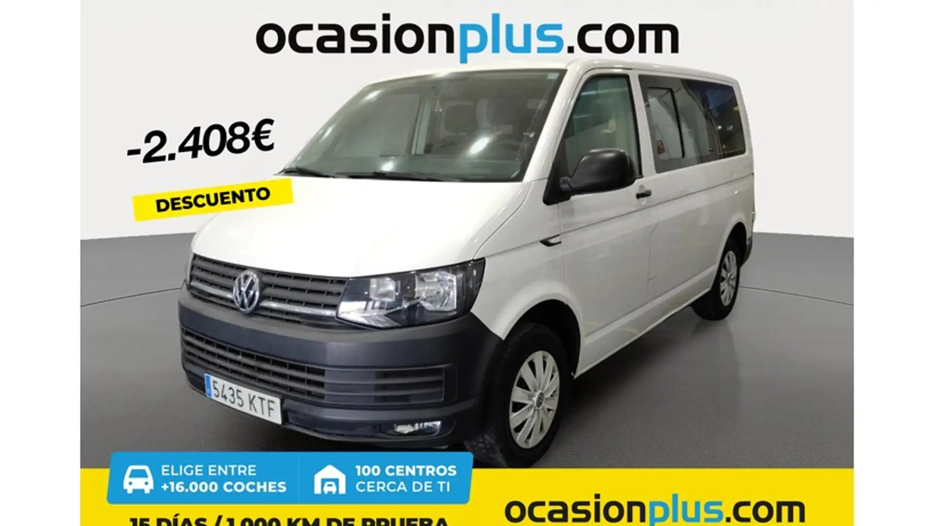 Volkswagen T5 Caravelle 2.0TDI Batalla Corta 81kW Blanco - 1