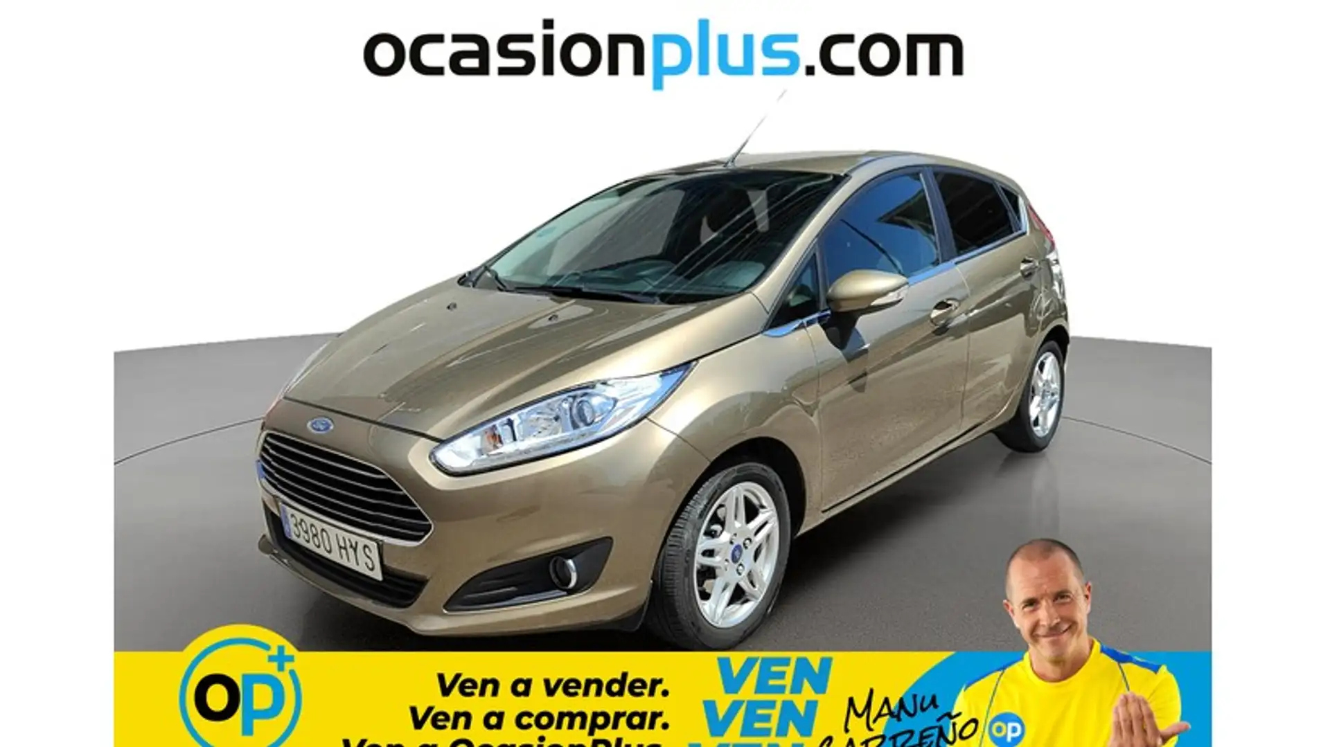 Ford Fiesta 1.0 EcoBoost Titanium Amarillo - 1