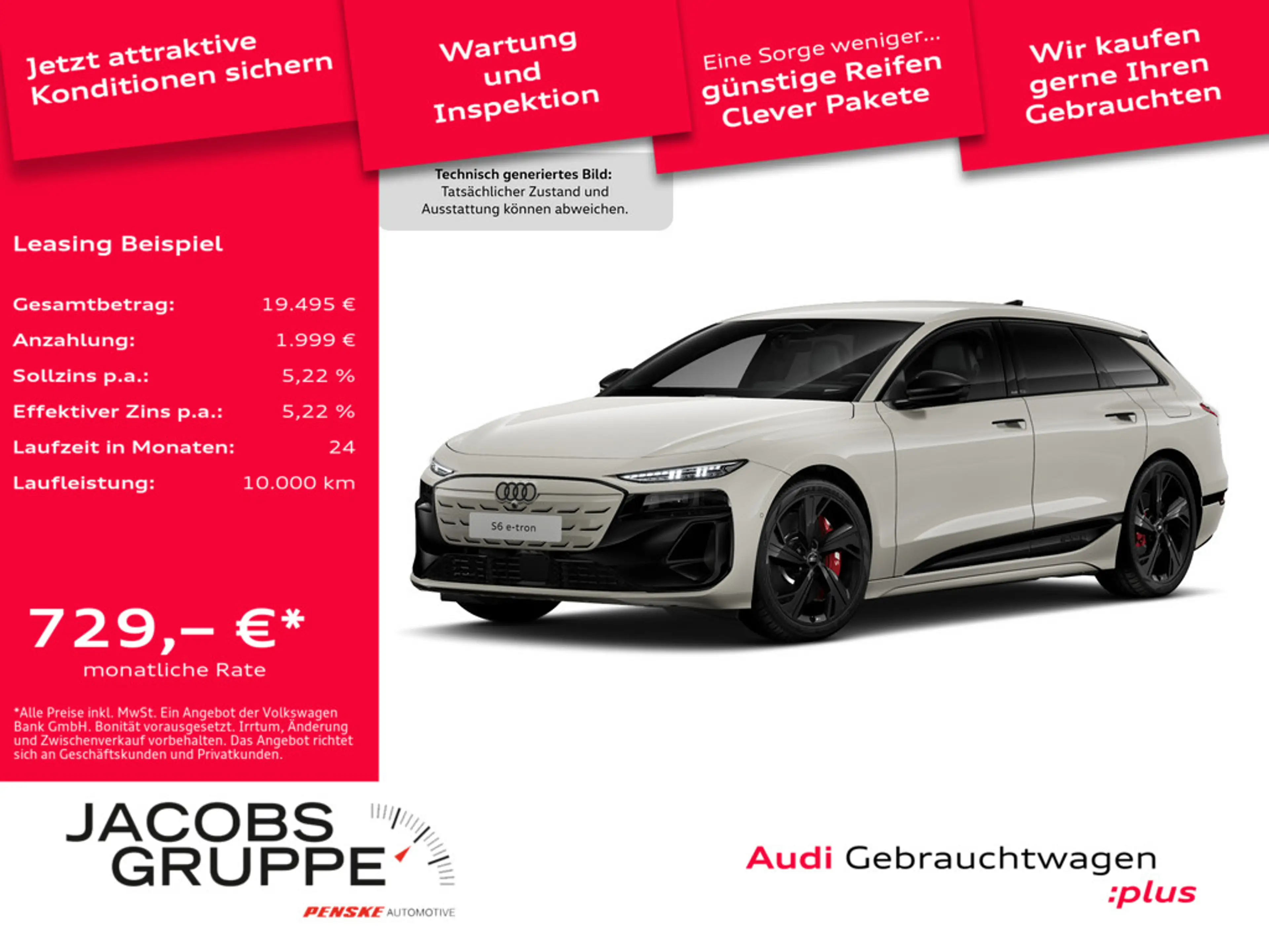 Audi S6 Avant e-tron S-Sitze/Luftf./360°/Matrix/HuD/AHK/21Zoll