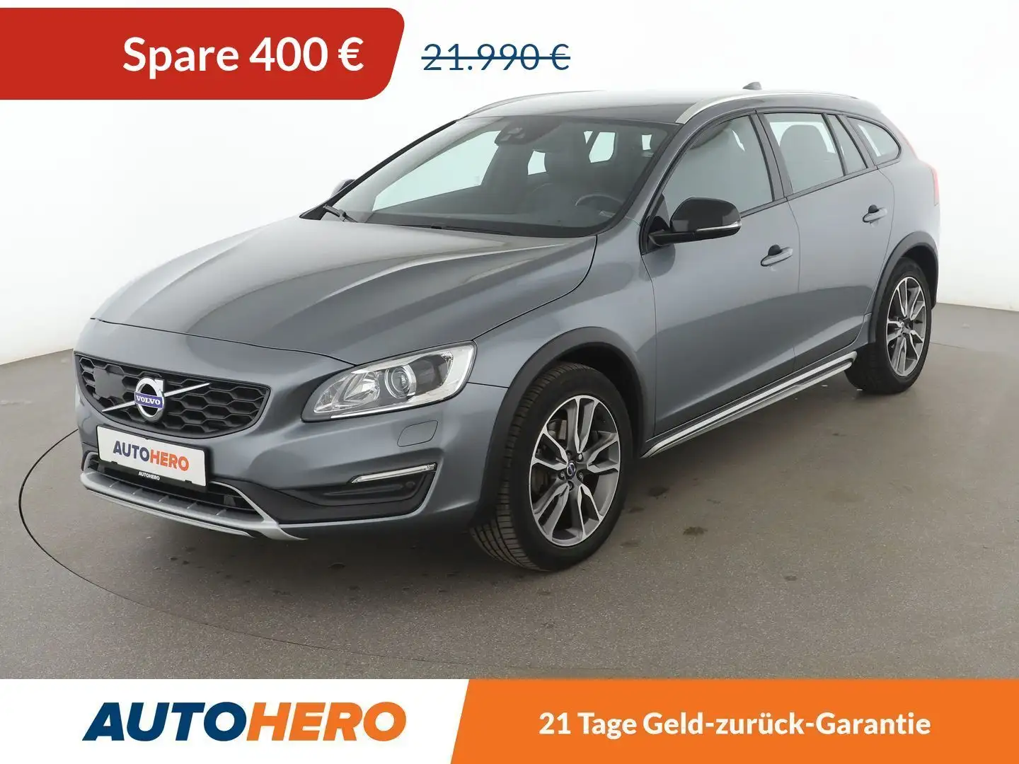 Volvo V60 Cross Country 2.4 D4 Summum AWD Aut.*NAVI*ACC*PDC*SHZ* Grau - 1