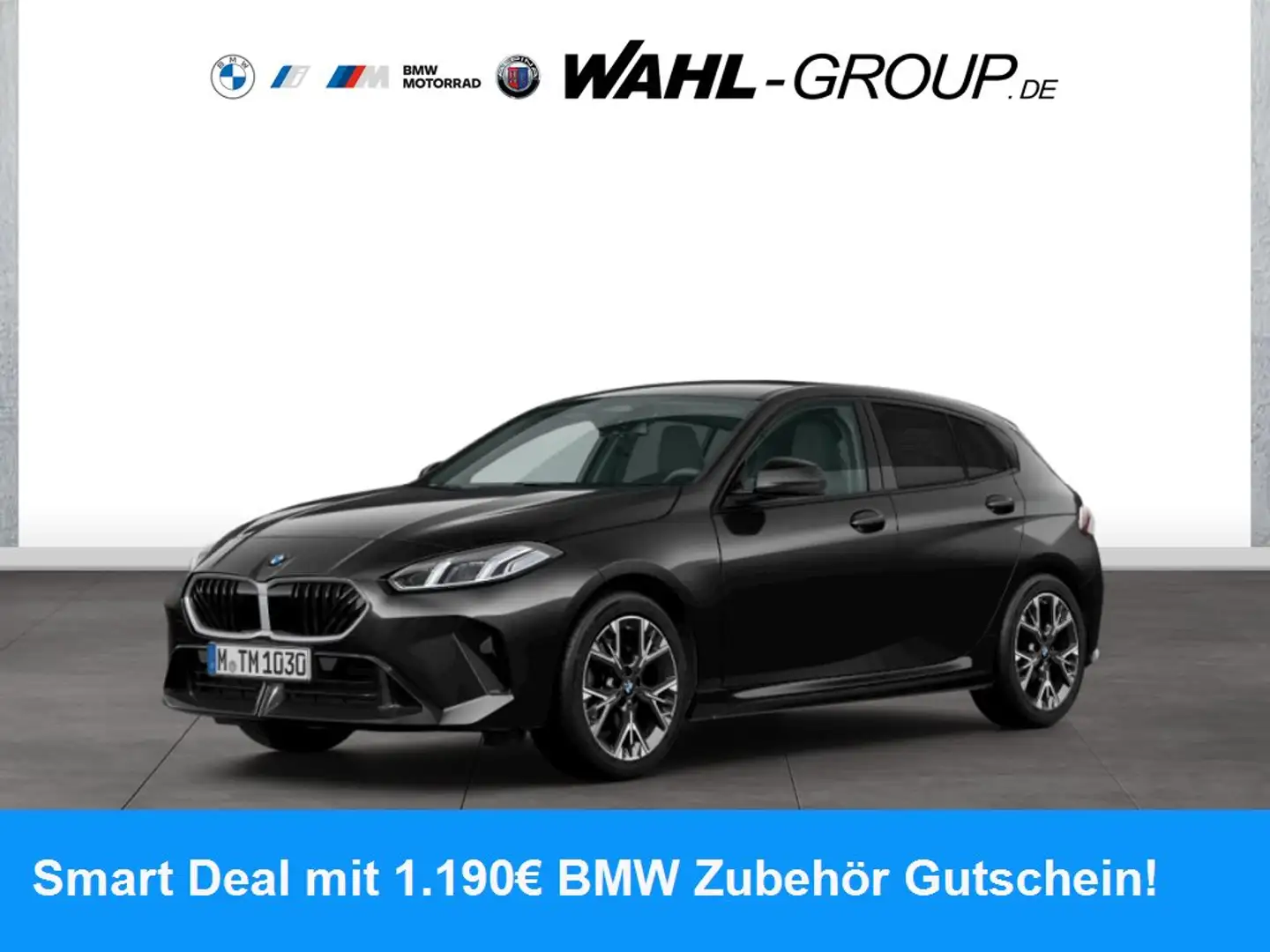 BMW 120 M Sport LED Navi SHZ PDC Adapt Fahrwerk Zwart - 1